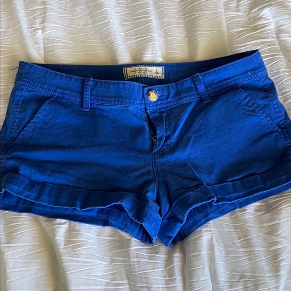 Blue Abercrombie shorts